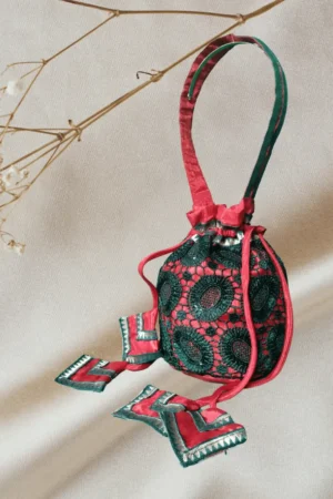 Alanna Grey Potli Bag